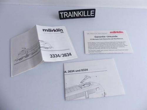 3334 3634 marklin notices - 3334,
